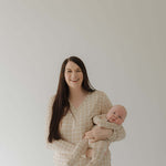 Grid | Women's Bamboo Pajama | Milk & Baby