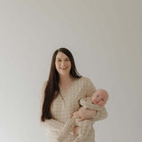 Grid | Women's Bamboo Pajama | Milk & Baby