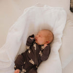 Bulldozer | Bamboo Zip Pajamas | Milk & Baby