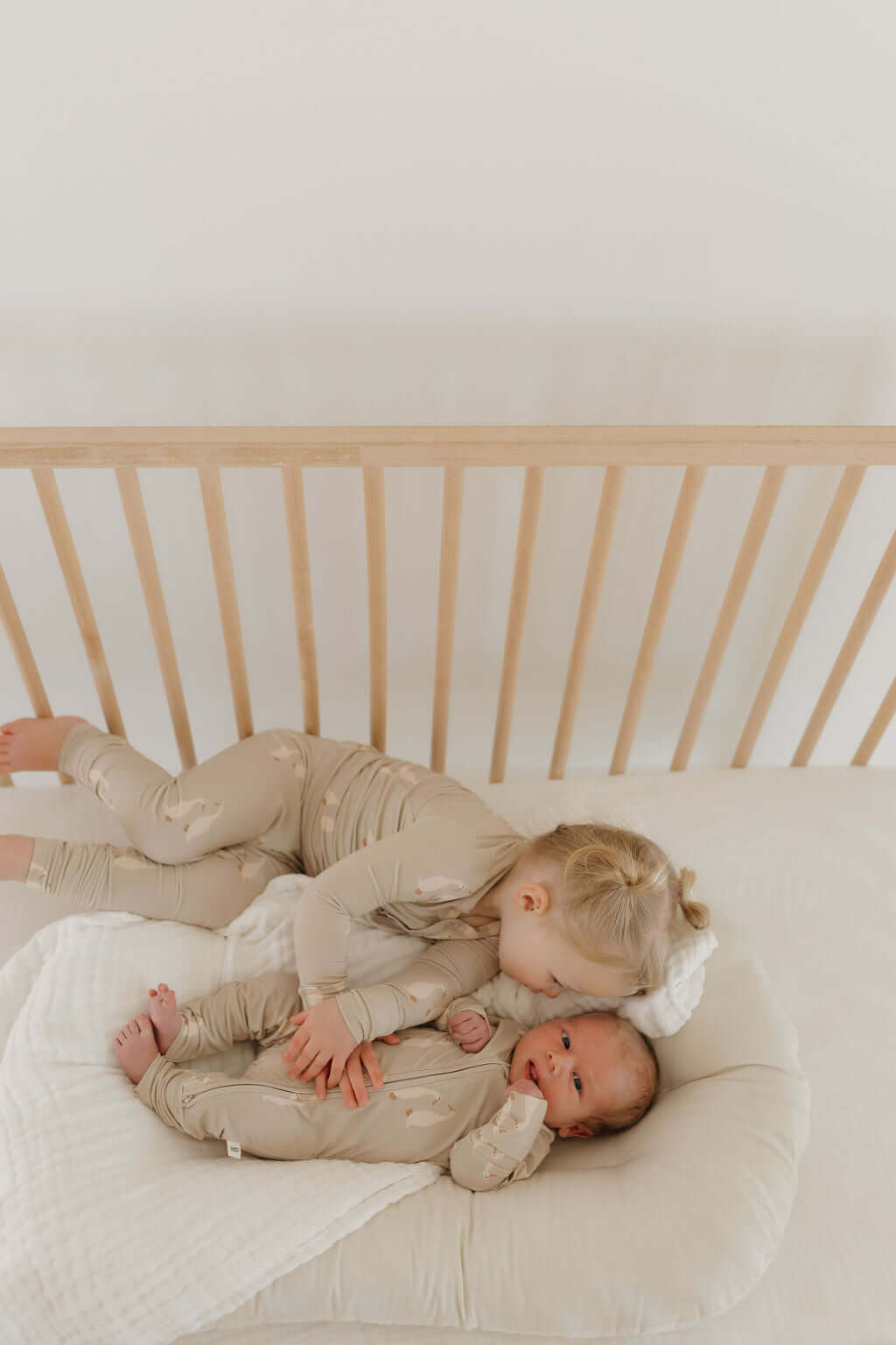 Silly Goose | Bamboo Zip Pajamas | Milk & Baby