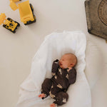 Bulldozer | Bamboo Zip Pajamas | Milk & Baby