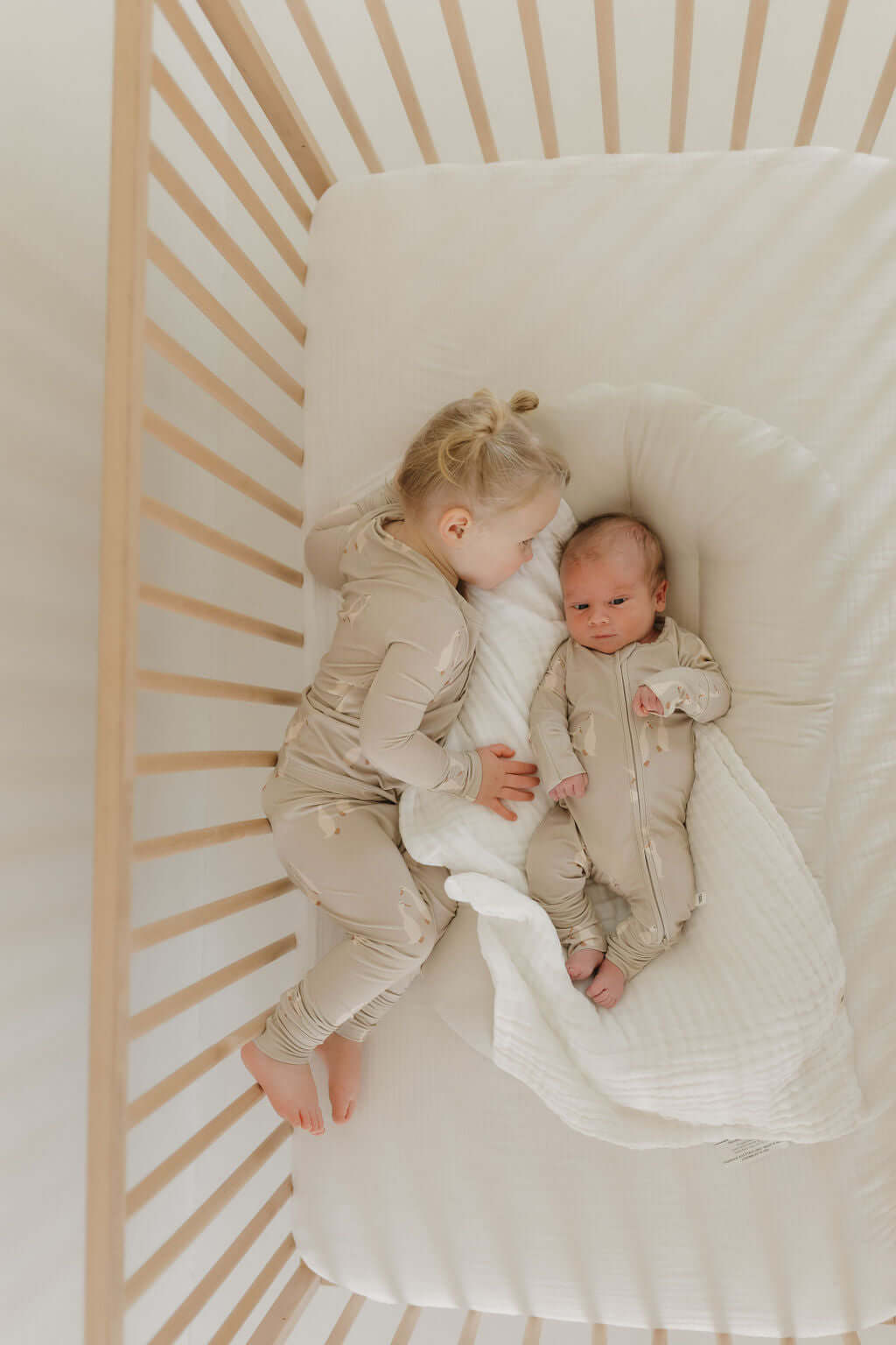 Silly Goose | Bamboo Zip Pajamas | Milk & Baby