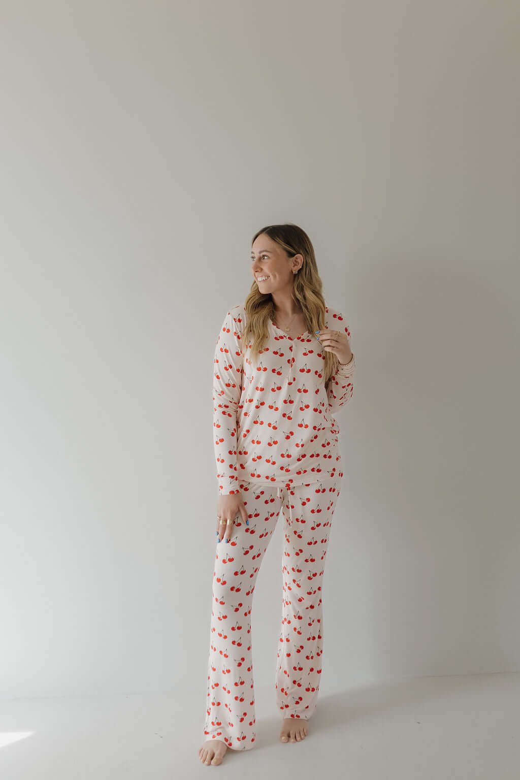 Cherry Orchard | Women's Bamboo Pajama | Milk & Baby