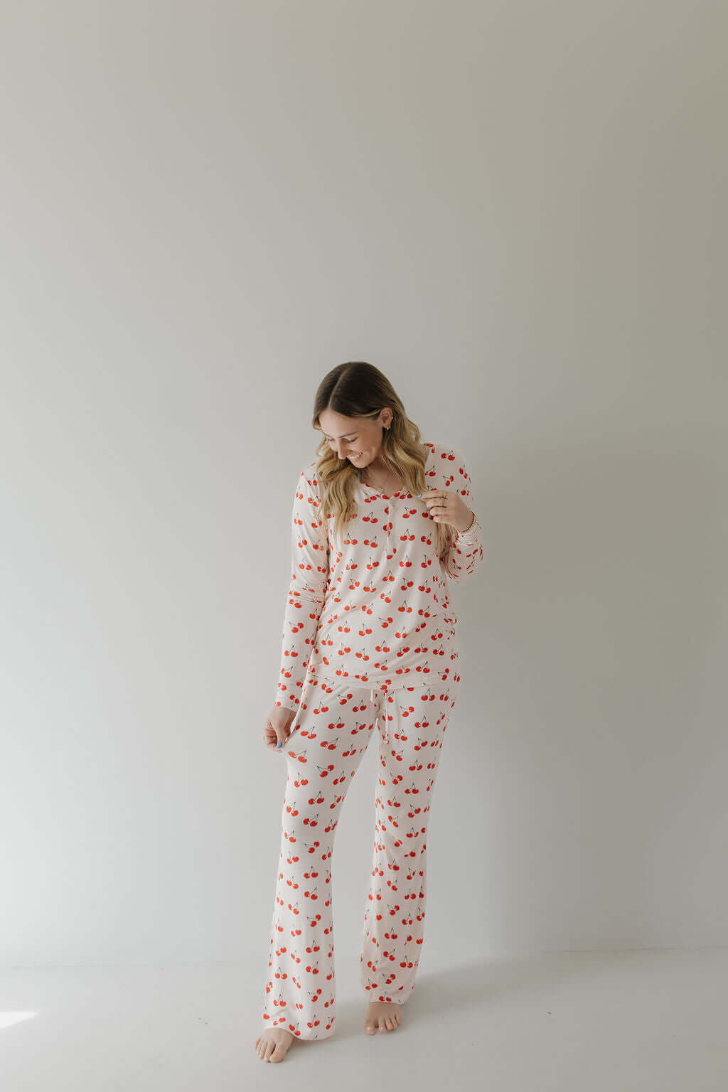 Cherry Orchard | Women's Bamboo Pajama | Milk & Baby