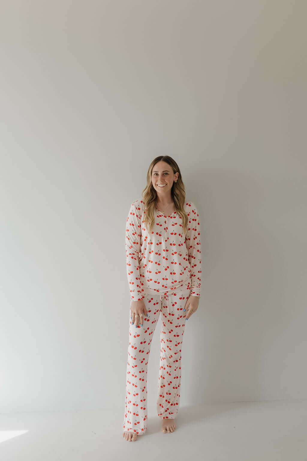 Cherry Orchard | Women's Bamboo Pajama | Milk & Baby