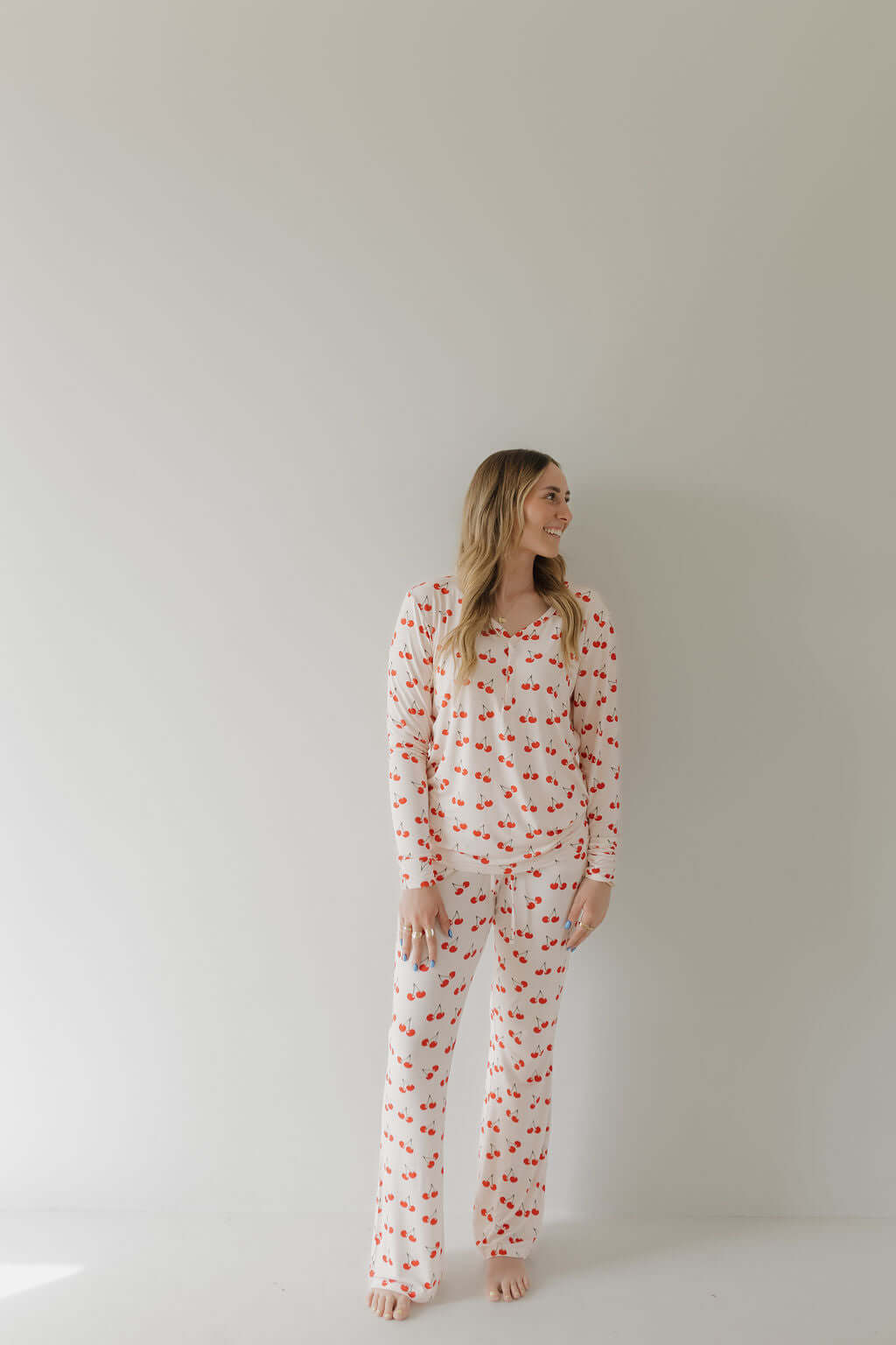 Cherry Orchard | Women's Bamboo Pajama | Milk & Baby
