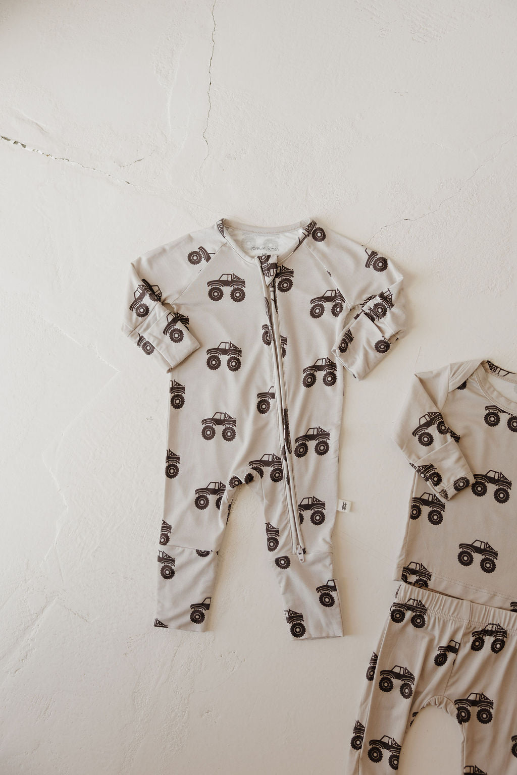 Monster Truck | Bamboo Zip Pajamas