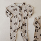 Monster Truck | Bamboo Zip Pajamas