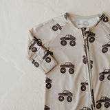 Monster Truck | Bamboo Zip Pajamas