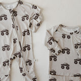 Monster Truck | Bamboo Zip Pajamas