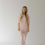 Cherry Orchard | Short Sleeve Women's Bamboo Pajamas | Milk & Baby