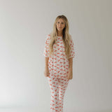Cherry Orchard | Short Sleeve Women's Bamboo Pajamas | Milk & Baby