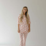 Cherry Orchard | Short Sleeve Women's Bamboo Pajamas | Milk & Baby