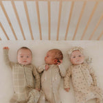 Flora | Bamboo Zip Pajamas | Milk & Baby