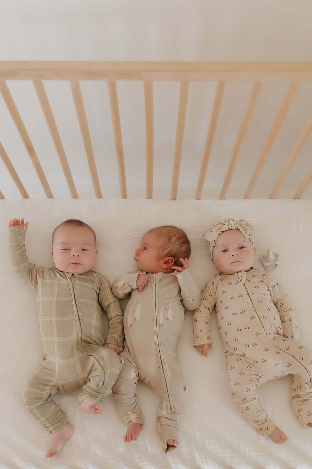 Flora | Bamboo Zip Pajamas | Milk & Baby