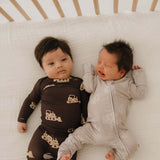 Excavator | Bamboo Zip Pajamas | Milk & Baby