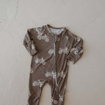 Dirt Bike | Bamboo Zip Pajamas | Milk & Baby