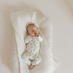 Daisy Fields | Bamboo Zip Pajamas | Milk & Baby