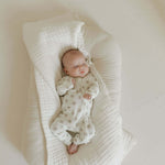 Daisy Fields | Bamboo Zip Pajamas | Milk & Baby
