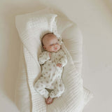 Daisy Fields | Bamboo Zip Pajamas | Milk & Baby