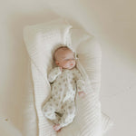 Daisy Fields | Bamboo Zip Pajamas | Milk & Baby