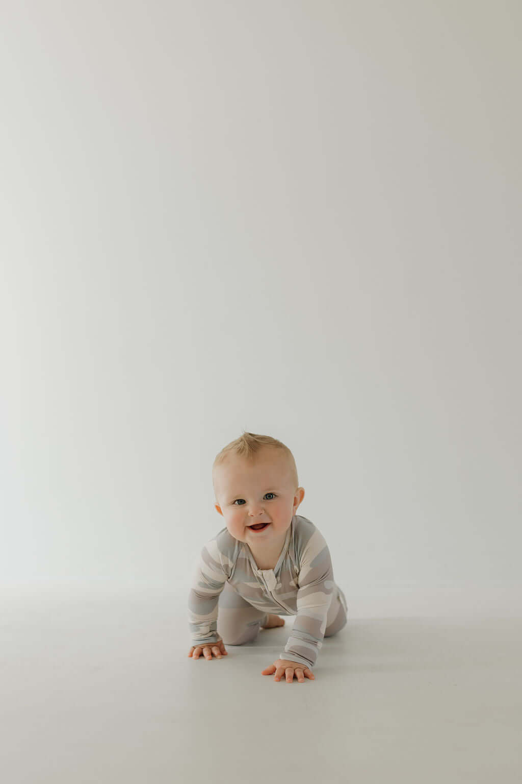 Camo | Bamboo Zip Pajamas | Milk & Baby