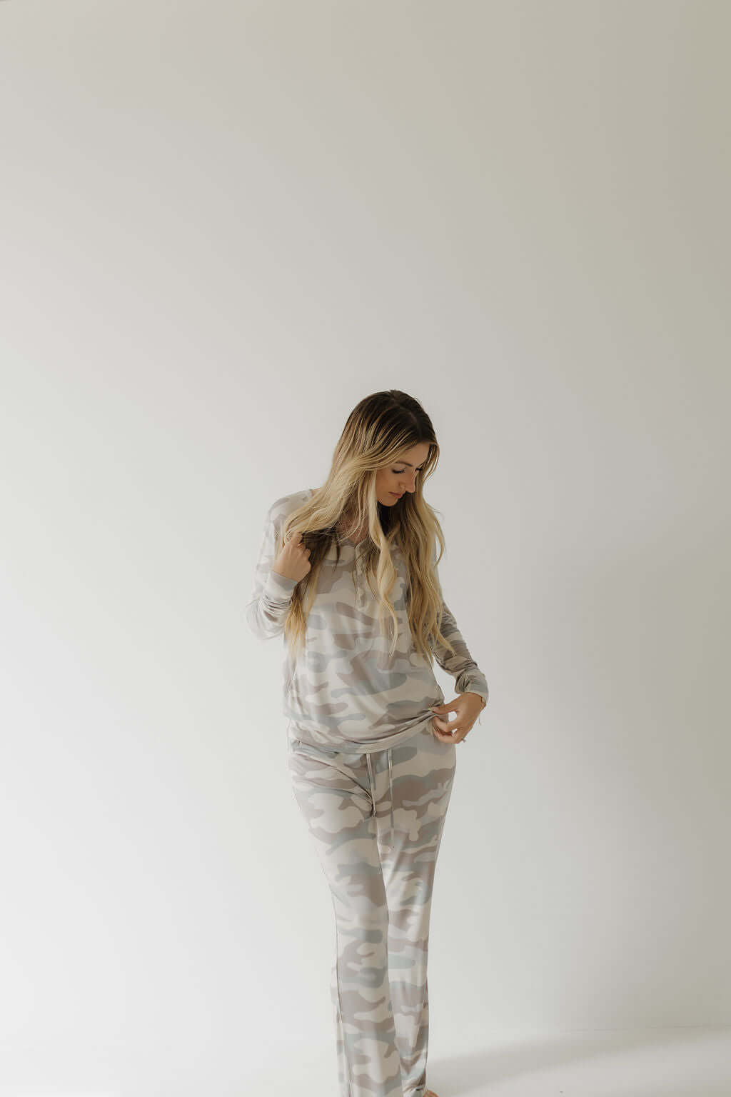 Camo | Women's Bamboo Pajama | Milk & Baby