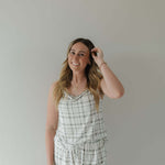 Picnic Plaid | Cami Women's Bamboo Set | Milk & Baby