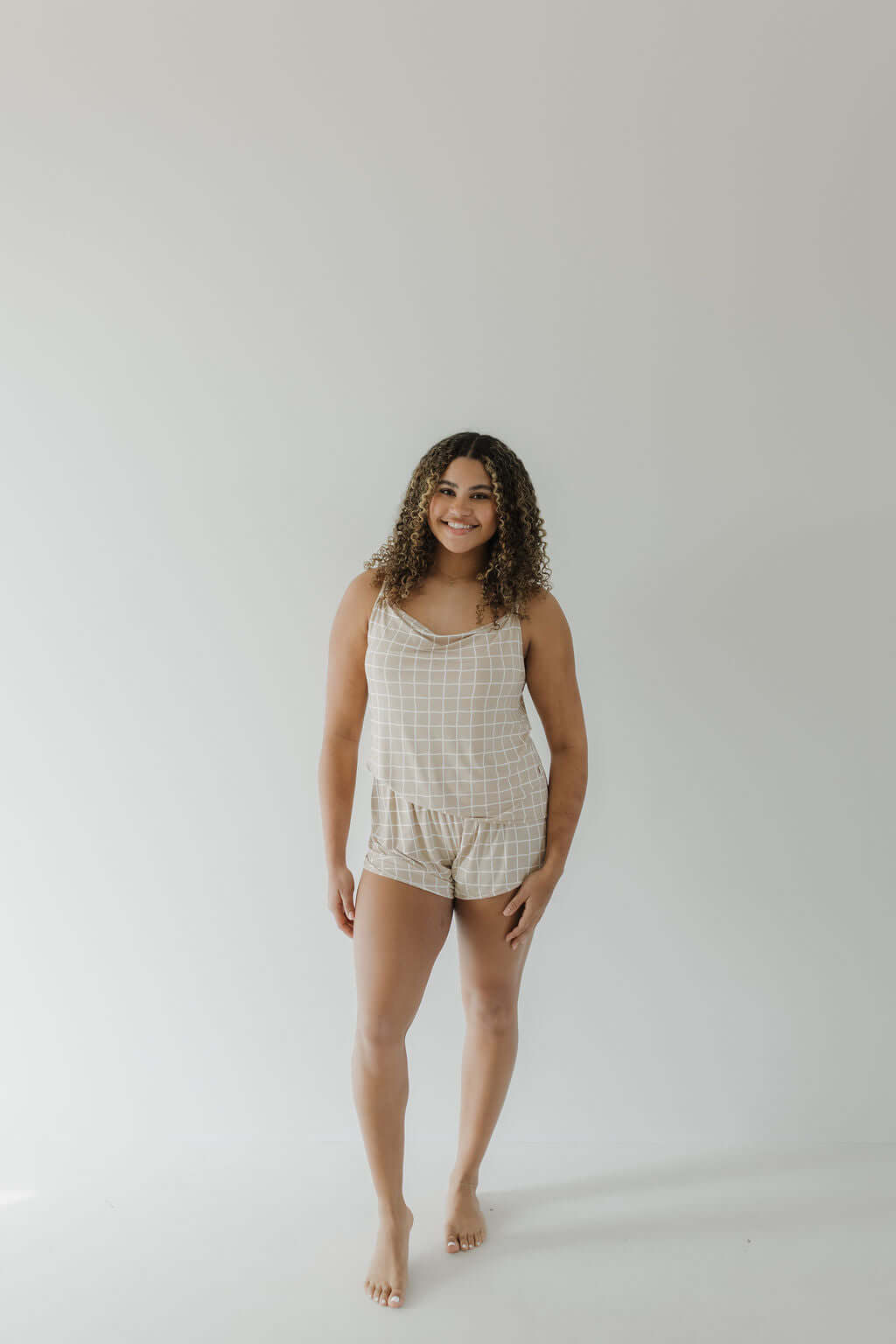 Grid | Cami Women's Bamboo Set | Milk & Baby