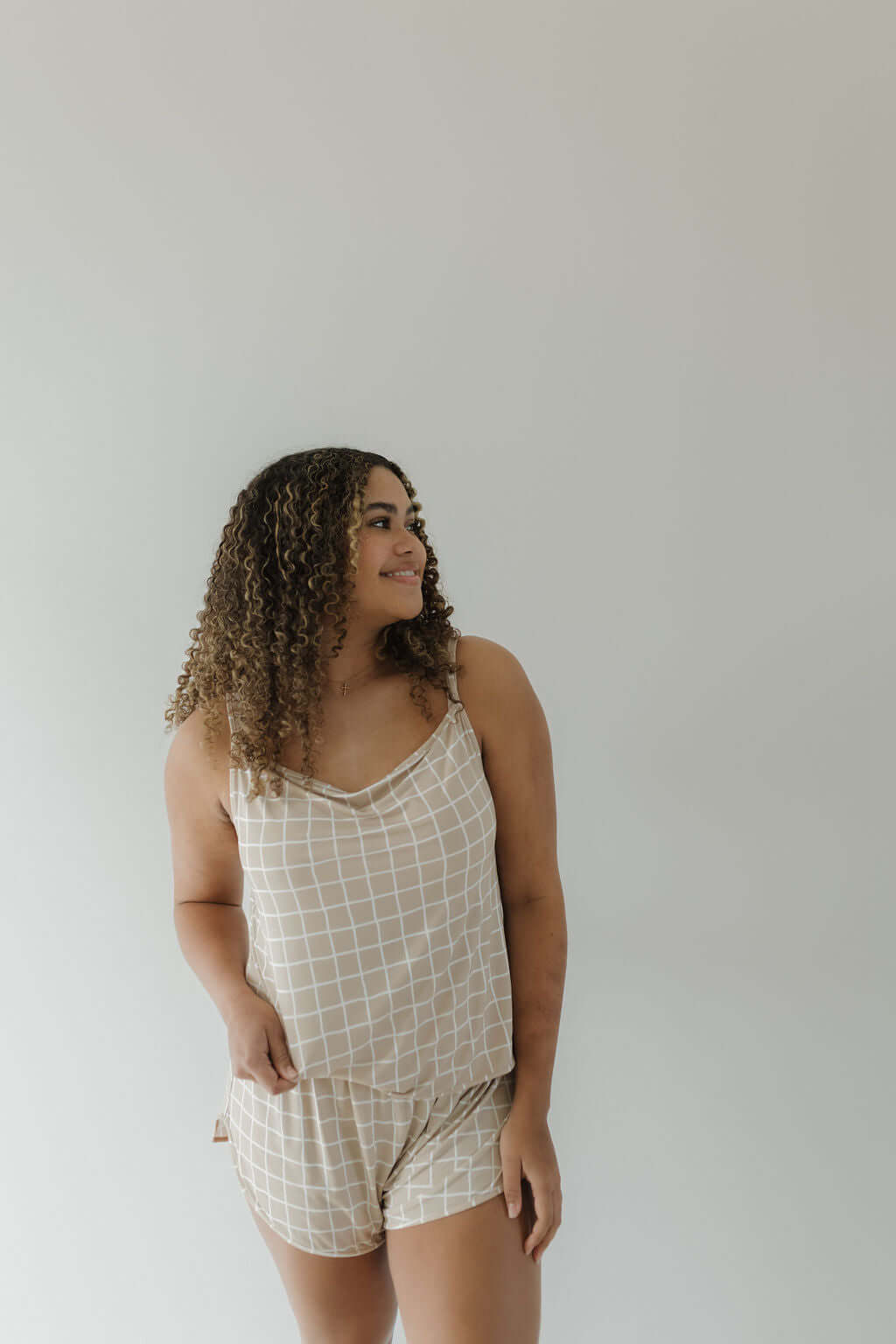 Grid | Cami Women's Bamboo Set | Milk & Baby