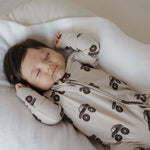 Monster Truck | Bamboo Zip Pajamas | Milk & Baby