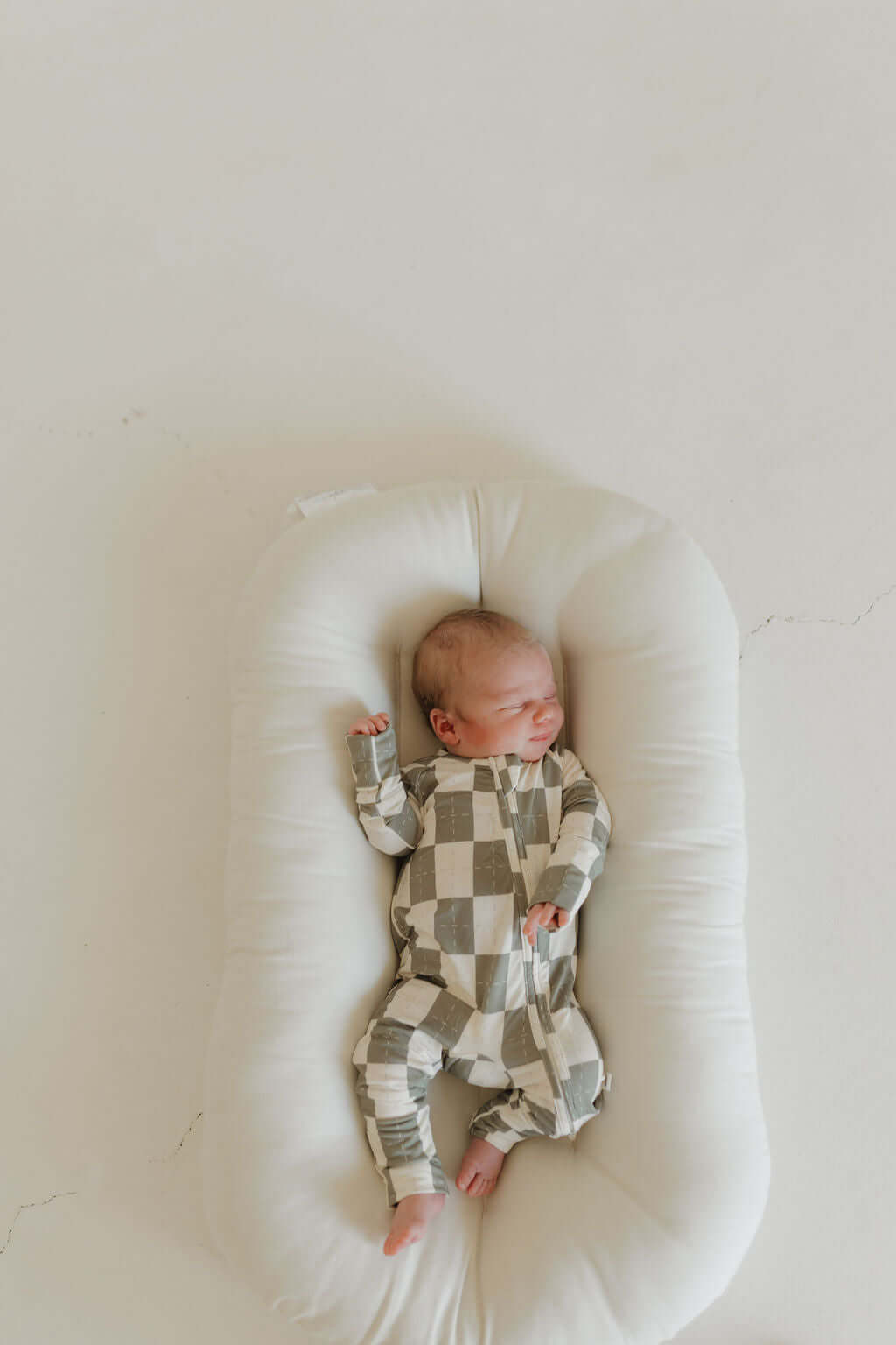 Oat & Sage | Bamboo Zip Pajamas | Milk & Baby
