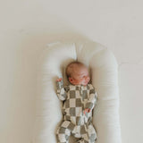 Oat & Sage | Bamboo Zip Pajamas | Milk & Baby