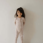 Ruby | Bamboo Zip Pajamas | Milk & Baby