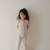 Ruby | Bamboo Zip Pajamas | Milk & Baby