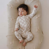 Checkerboard | Bamboo Zip Pajamas | Milk & Baby