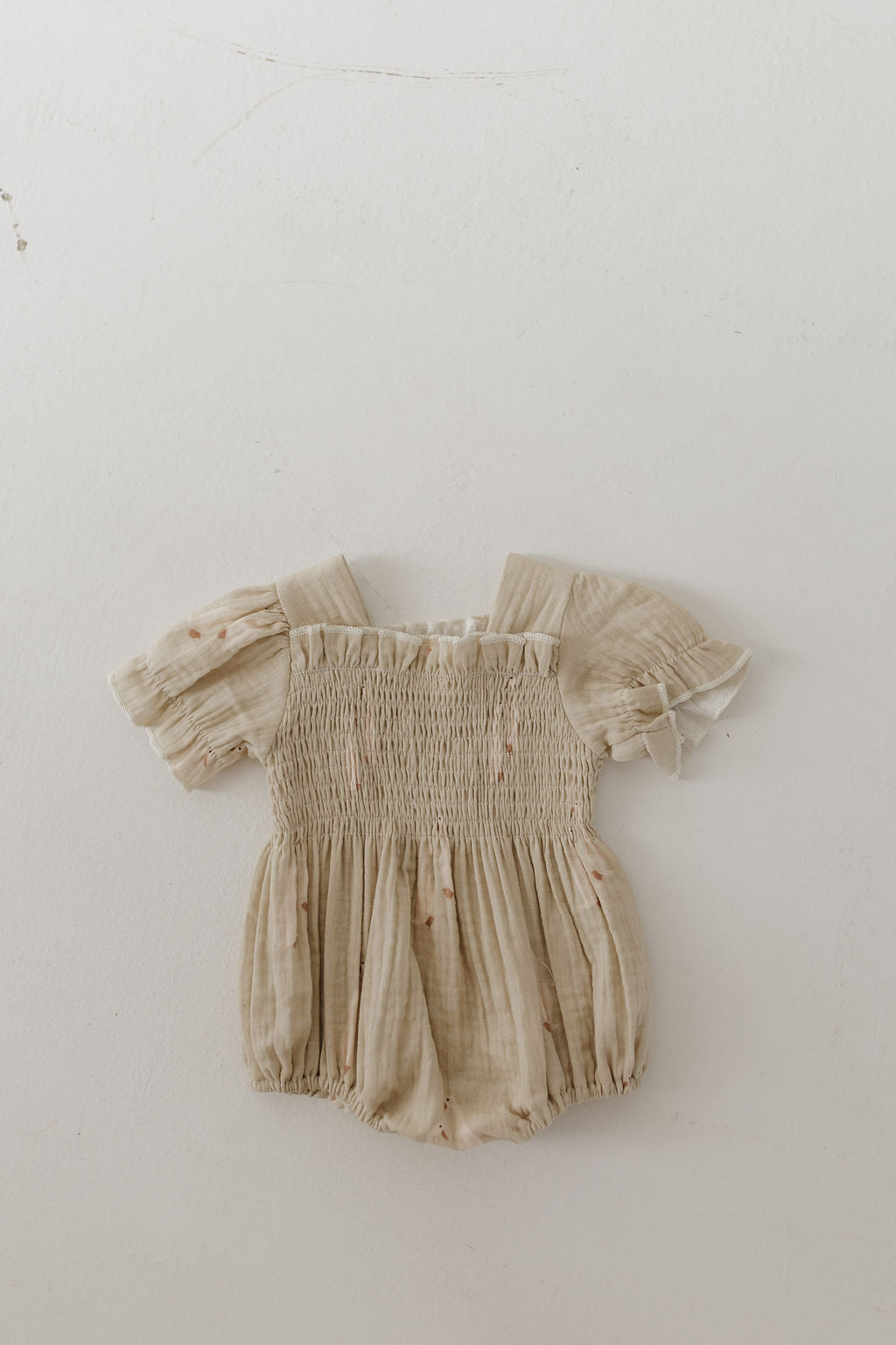 Silly Goose | Ruffle Muslin Romper | Milk & Baby