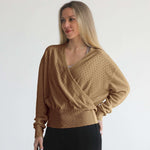 100% Cashmere Wrap Sweater | Milk & Baby