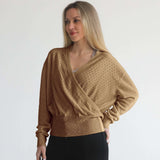 100% Cashmere Wrap Sweater | Milk & Baby