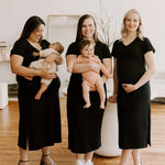 Everyday Breastfeeding Dress | Black | Milk & Baby