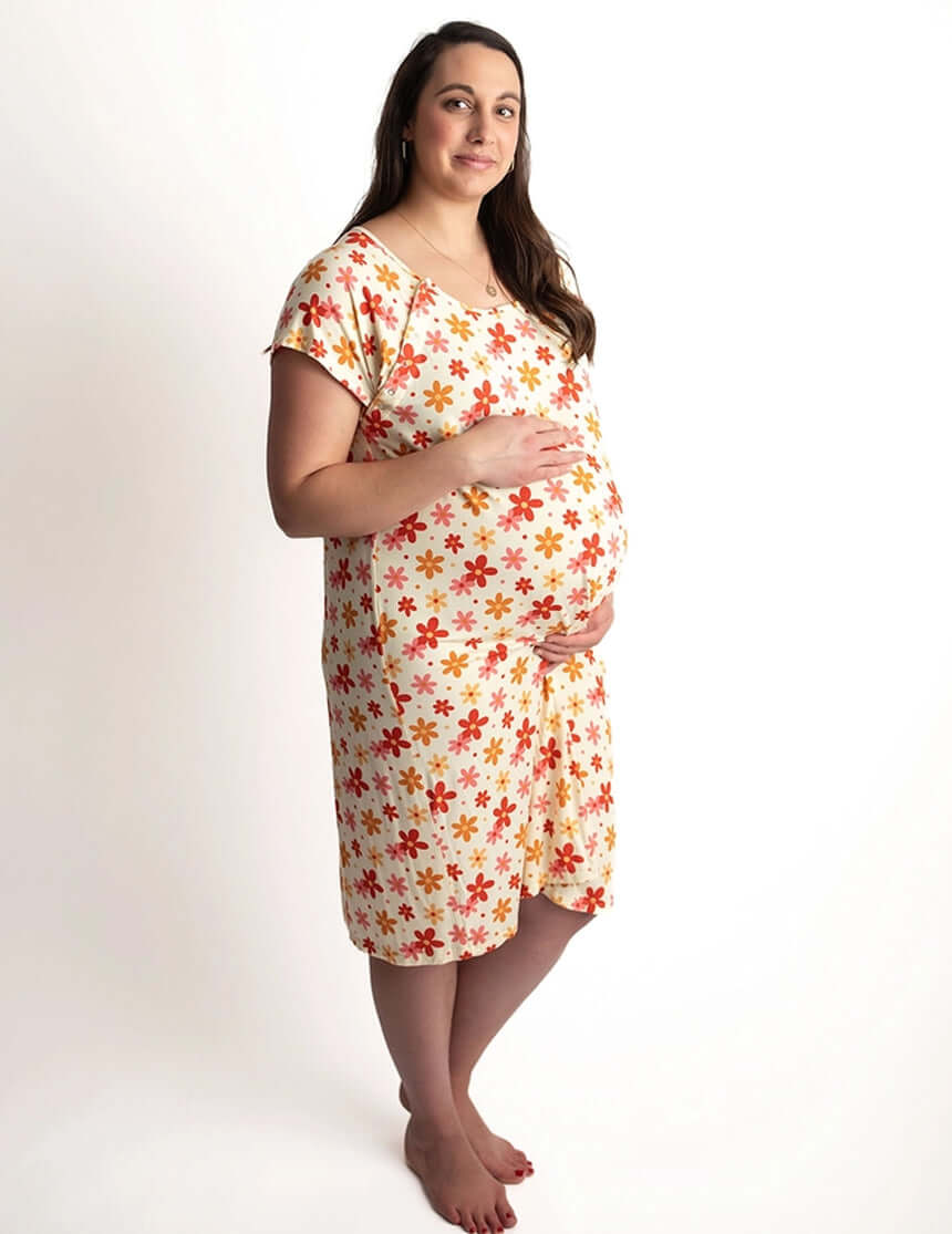 Groovy Labor & Delivery Gown | Milk & Baby
