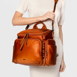 Caraa Baby Bag Large in Clay Nylon