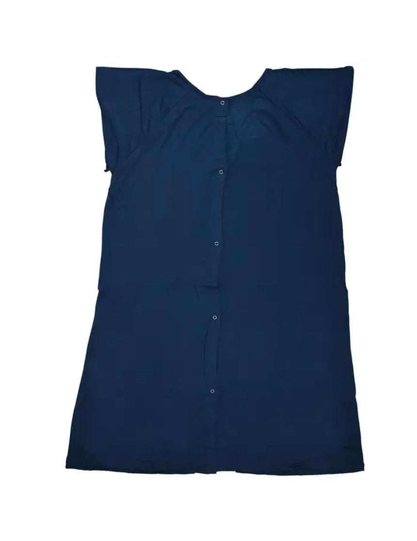 Navy Labor & Delivery Gown | Milk & Baby