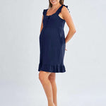 Grace Labor & Nursing Nightgown | Navy | Milk & Baby
