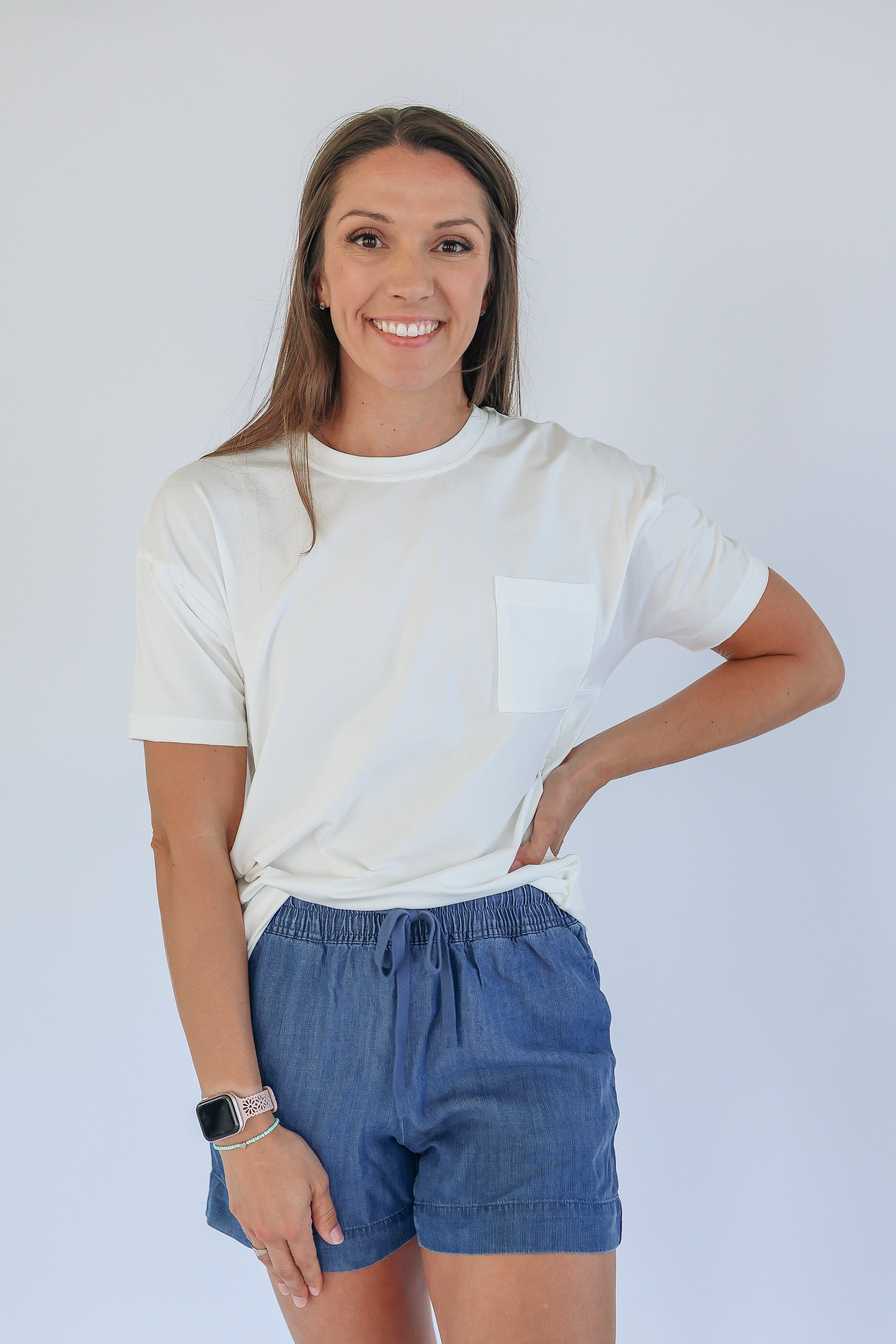 Relaxed Fit Zip Breastfeeding Tee