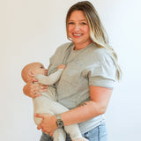 Relaxed Fit Zip Breastfeeding Tee