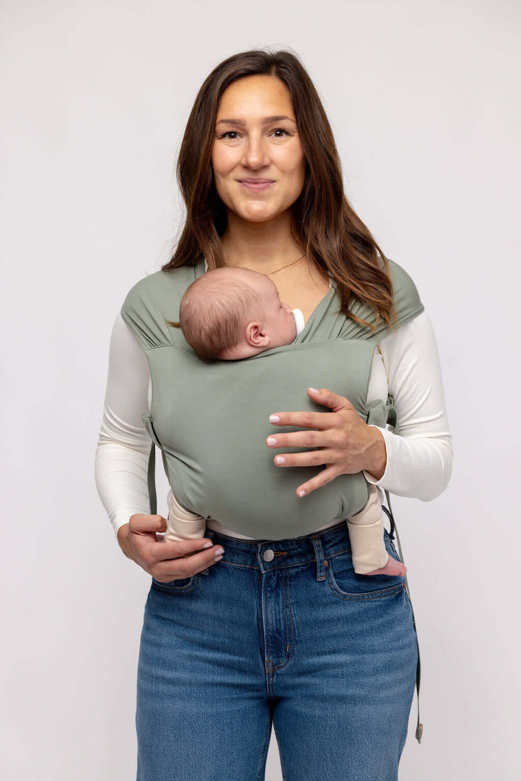 Acadian | Aerial Newborn Buckle Wrap | Meet the Aerial Newborn Buckle Wrap: the perfect blend of wrap-like coziness and buckle carrier convenience for your newborn babe. Crafted from our signature CloudBlend™ fabric, it's irresistibly soft and features a