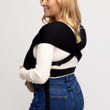 Raven | Aerial Newborn Buckle Wrap | Meet the Aerial Newborn Buckle Wrap: the perfect blend of wrap-like coziness and buckle carrier convenience for your newborn babe. Crafted from our signature CloudBlend™ fabric, it's irresistibly soft and features a pa