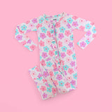 Violet Fields Dream Ruffle Romper | Milk & Baby