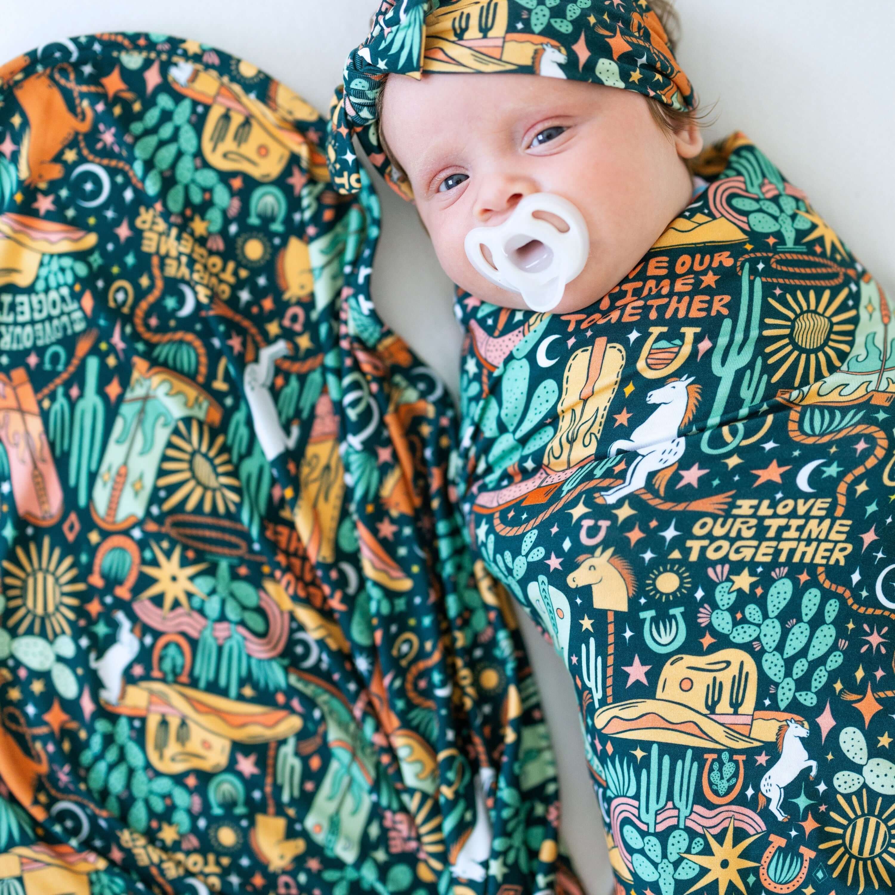 Wild West | The Forever Swaddle Blanket | Milk & Baby